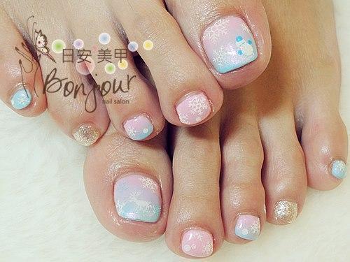 聖誕系列光療指甲 (3) - 台北東區美甲:日安美甲 Bonjour Nail Salon