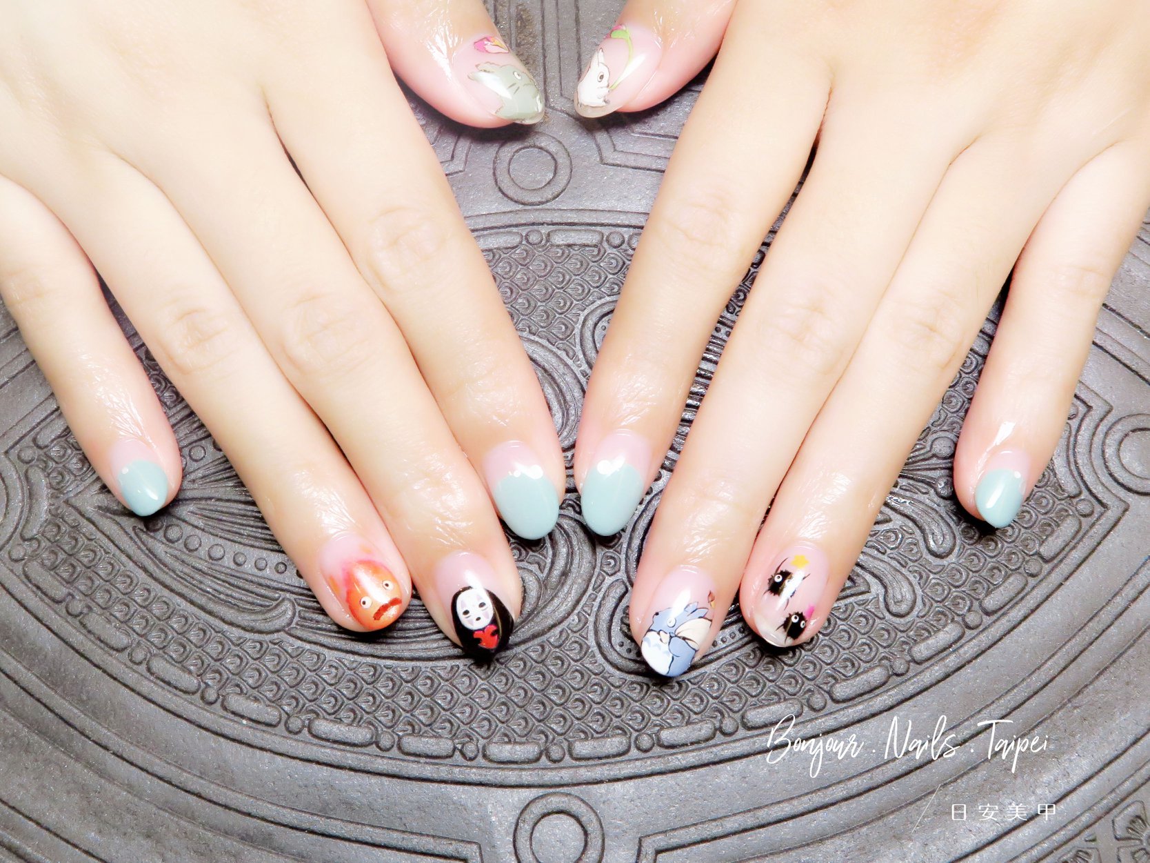 taiwan taipei bonjour nail salon manicure gel nail december 08