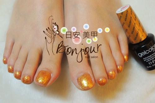 OPI Gelcolor Golden Eye HLD24光療指甲 - 台北東區指甲彩繪:日安美甲 Bonjour Nail Salon